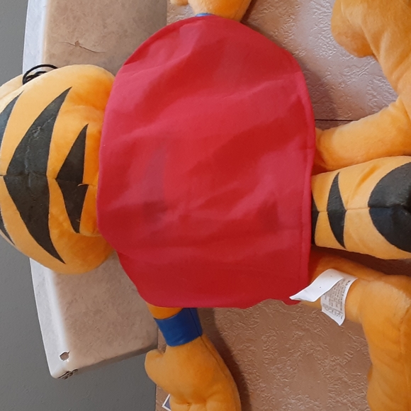 Vintage 80's 90's Nanco Paws Inc RARE 20" Garfield Superhero Plush - Picture 5 of 5